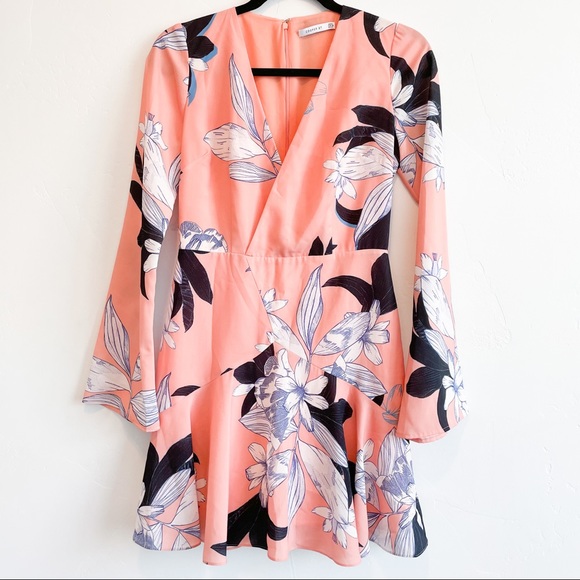 Cooper St Dresses & Skirts - Cooper st dreamy vines peach mini dress size 4